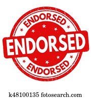 Endorsed, zeichen, oder, briefmarke Endorsed, zeichen, oder, briefmarke