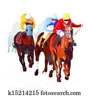 Horse Race Finish Horse Race Finish