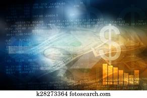 Stock exchange background