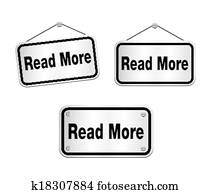 קרא, יותר, -, כסף, סימנים