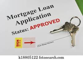 Approved Real Estate Mortgage Loan Document Ready For Signature