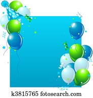 Blue Birthday card Blue Birthday card