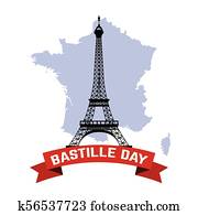 feliz, dia bastille