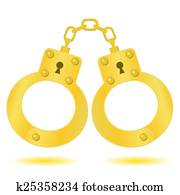 Handcuffs Clipart Vectors | Our Top 1000+ Handcuffs Graphics | Fotosearch