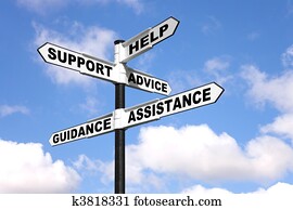 Help and support signpost Help and support signpost