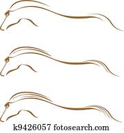 Horses swooshes Horses swooshes
