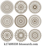 Mandala Design Set Mandala Design Set