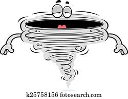 müde, karikatur, tornado müde, karikatur, tornado
