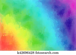 Rainbow watercolor background Rainbow watercolor background
