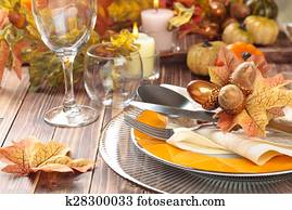 Thanksgiving dinner decoration. Thanksgiving dinner decoration.