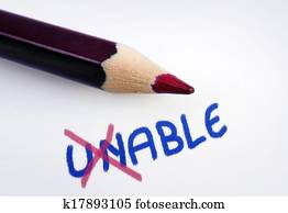 Unable word Unable word