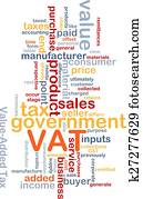 VAT wordcloud concept illustration VAT wordcloud concept illustration