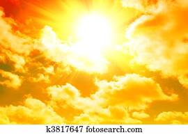 צהוב, עלית שמש