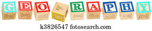 Alphabet Blocks GEOGRAPHY