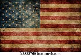 American flag. American flag.