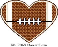 football, herz, design football, herz, design