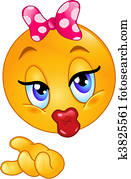 Kiss emoticon Kiss emoticon