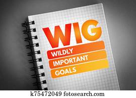 WIG - Wildly Important Goals acronym WIG - Wildly Important Goals acronym