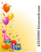 Birthday party background Birthday party background