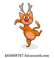 Dancing cat deer Dancing cat deer