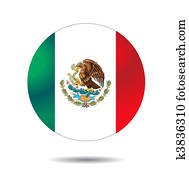 Mexican flag Clipart | u13383810 | Fotosearch