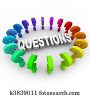 Question Marks Around Word