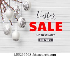 vector, mal, voor, pasen, feestdagen, discounts.