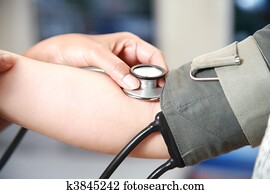 blutdruck, prüfung blutdruck, prüfung