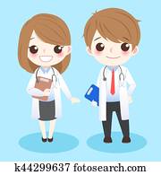 cute cartoon doctors