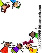 Funky Kids Border Funky Kids Border