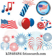 July 4th Icons July 4th Icons