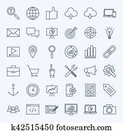 Line SEO Icons Line SEO Icons