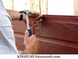 Nailing siding