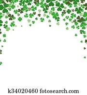 St. Patricks Day Shamrocks Background Cover St. Patricks Day Shamrocks Background Cover