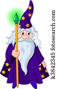 Wizard with staff Wizard with staff