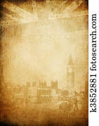 Grunge vintage background. London theme. With space for text. Grunge vintage background. London theme. With space for text.