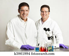 Confident Smiling Scientists