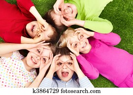 engraçado, crianças