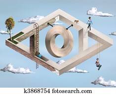 impossível, geomã©´ricas, arquitetura