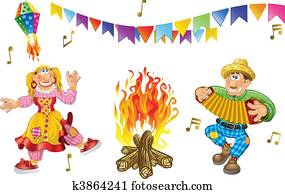 junina, party, thema junina, party, thema