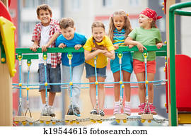 Kids on playground Kids on playground