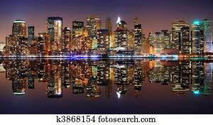 Manhattan panorama, New York City Manhattan panorama, New York City