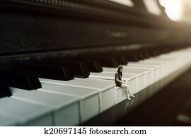 Playing Piano alone