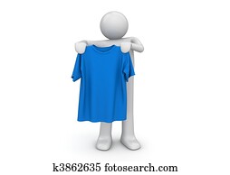 T-shirt in hands - Lifestyle collection T-shirt in hands - Lifestyle collection