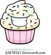 Cupcake Smiling Cupcake Smiling