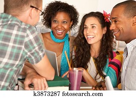 Friends Socializing Friends Socializing