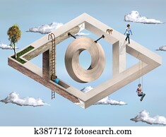 impossível, geomã©´ricas, arquitetura