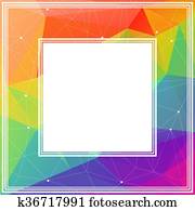 Bright Colored Line Border Clipart | u16987112 | Fotosearch