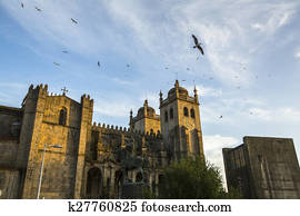 The Porto Cathedral, Portugal.