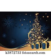 árvore natal, fundo